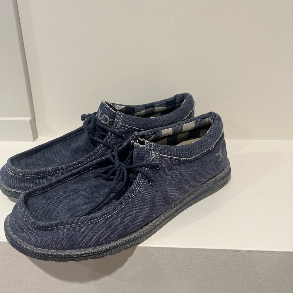 Hey Dude Men's Navy Loafers
